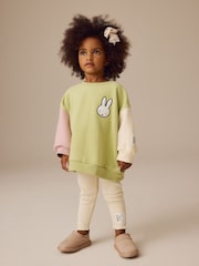 Green Colour Block Miffy Sweatshirt and Leggings Set (3mths-7yrs) - Image 1 of 8