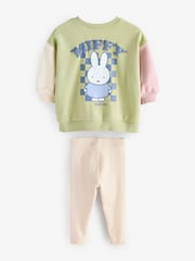 Green Colour Block Miffy Sweatshirt and Leggings Set (3mths-7yrs) - Image 6 of 8