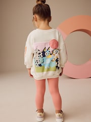 Cream Bluey Sweatshirt and Leggings Set (12mths-7yrs) - Image 1 of 8
