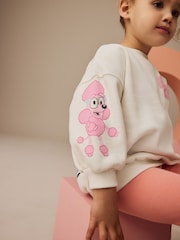 Cream Bluey Sweatshirt and Leggings Set (12mths-7yrs) - Image 3 of 8