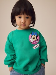 Green Minnie Mouse Sweatshirt (3mths-7yrs) - Image 2 of 8