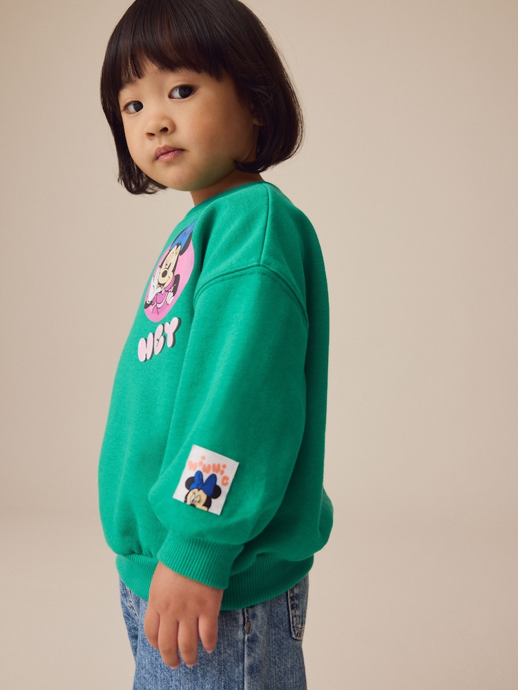 NEXT Meisje Disney sweatshirt met Minnie Mouse-print en legging