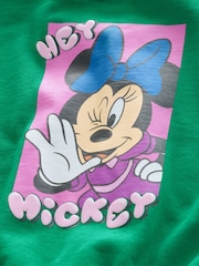 Green Minnie Mouse Sweatshirt (3mths-7yrs) - Image 8 of 8
