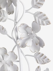 Shabby Chic by Rachel Ashwell® White Metal Distressed Flower Taper Holder - Image 5 of 5