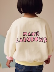Cream Rainbow Sweatshirt (3mths-7yrs) - Image 2 of 9