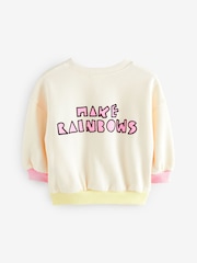 Cream Rainbow Sweatshirt (3mths-7yrs) - Image 5 of 9