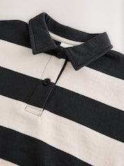 Black Stripe Rugby 100% Cotton Top (3mths-7yrs) - Image 7 of 8