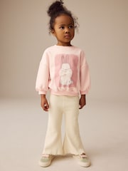 Pink Bunny Crew Sweatshirt (3mths-7yrs) - Image 2 of 8