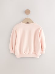 Pink Bunny Crew Sweatshirt (3mths-7yrs) - Image 6 of 8