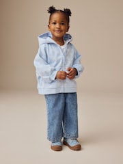 Blue Ditsy Print Hoodie (3mths-7yrs) - Image 2 of 8
