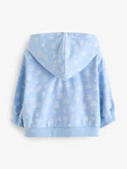 Blue Ditsy Print Hoodie (3mths-7yrs) - Image 6 of 8
