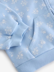 Blue Ditsy Print Hoodie (3mths-7yrs) - Image 8 of 8