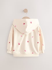 Cream Imprimé cerises - Sweat à capuche (3mths-7yrs) - Image 6 de 8