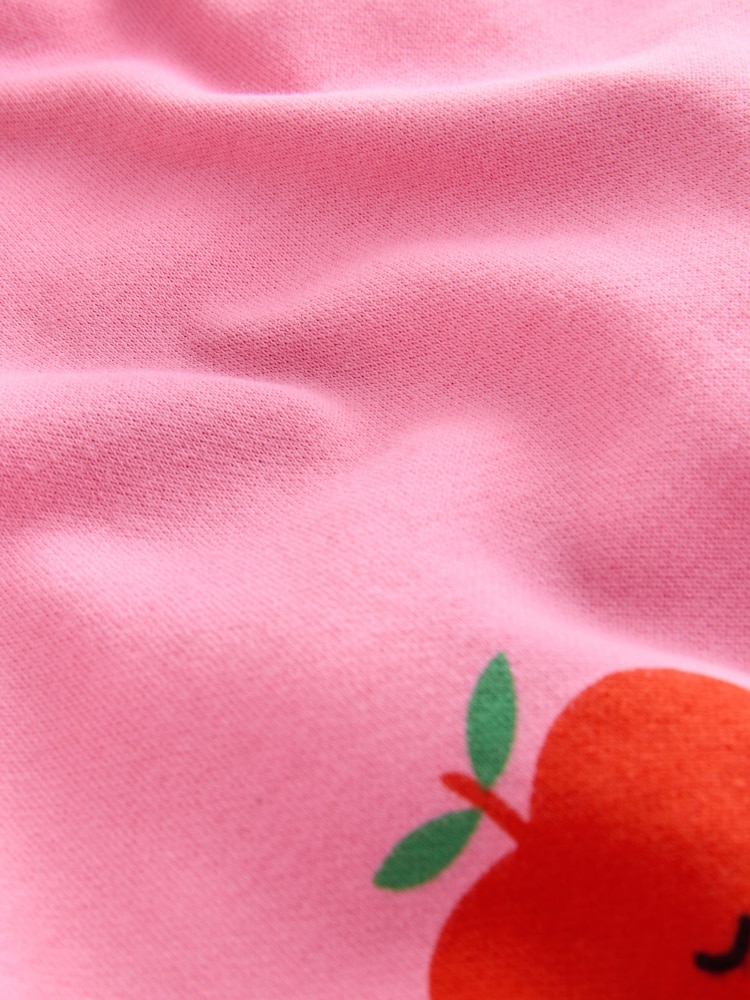 Pink Apple Print Hoodie (3mths-7yrs) - Image 7 of 7