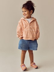 Peach Ditsy Print - Sweat à capuche (3mths-7yrs) - Image 2 de 8