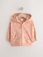 Peach Ditsy Print - Sweat à capuche (3mths-7yrs) - Image 5 de 8