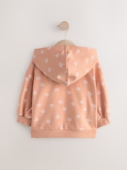 Peach Ditsy Print - Sweat à capuche (3mths-7yrs) - Image 6 de 8