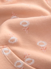 Peach Ditsy Print - Sweat à capuche (3mths-7yrs) - Image 7 de 8