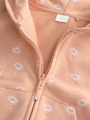 Peach Ditsy Print - Sweat à capuche (3mths-7yrs) - Image 8 de 8