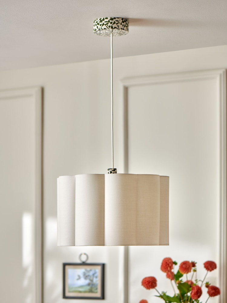 Nina Campbell Green Chester Pendant Light - Image 2 of 5