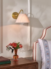 Nina Campbell Cream/Brass Sagano Wall Light - Image 1 of 4