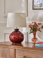 Nina Campbell Red Melograno Table Lamp - Image 2 of 4