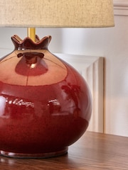 Nina Campbell Red Melograno Table Lamp - Image 3 of 4