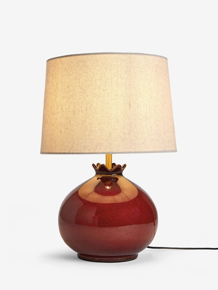 Nina Campbell Red Melograno Table Lamp - Image 4 of 4