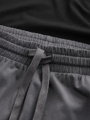 Musta/harmaa - Pitkä hiha Cuffed 100% puuvillaa pyjama - Kuva 9 / 10