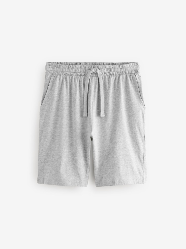 Bleu/Gris - Ensemble short de pyjama en jersey - Image 10 of 13