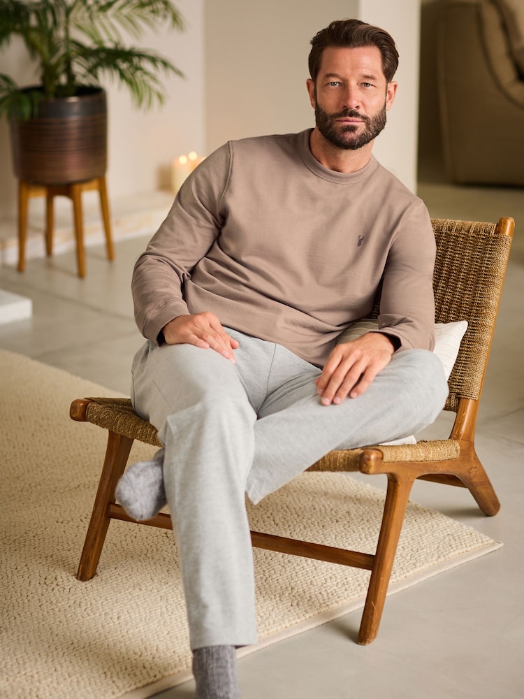 Neutral 100% Cotton Lightweight Crew Neck Sweatshirt - Image 2 of 9