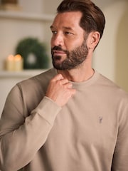 Neutral 100% Cotton Lightweight Crew Neck Sweatshirt - Image 4 of 9