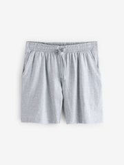 Navy Blue/Tan V-Neck Jersey Pyjamas 100% Cotton Shorts Set 3 Pack - Image 5 of 9