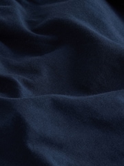 Navy Blue/Tan V-Neck Jersey Pyjamas 100% Cotton Shorts Set 3 Pack - Image 9 of 9