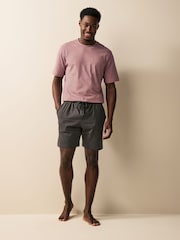Green/Neutral Jersey Short Pyjamas 2 Pack - Image 3 of 13