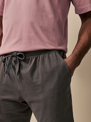 Green/Neutral Jersey Short Pyjamas 2 Pack - Image 6 of 13
