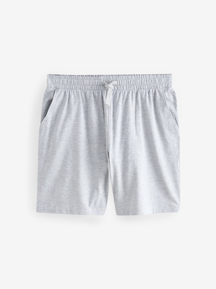 Bleu marine/Gris/Bleu - Ensemble pyjama short en jersey 3 Pack - Image 10 of 17