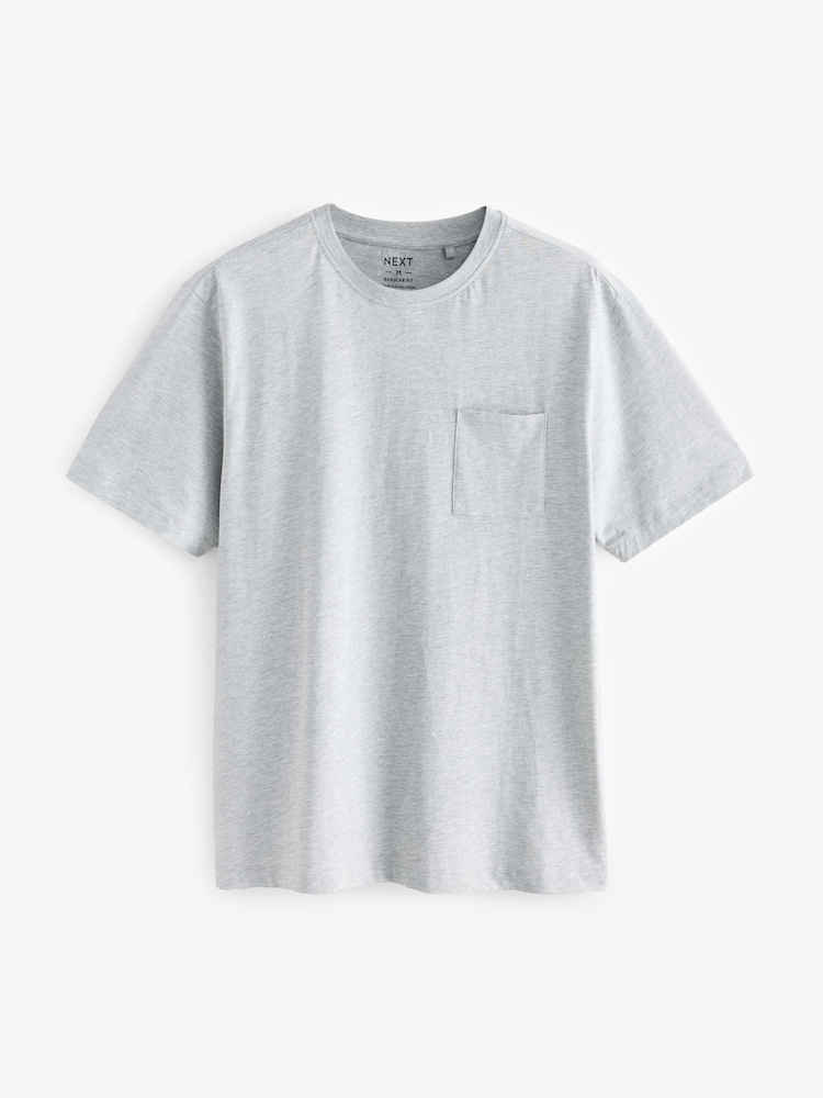 Bleu marine/gris - Pyjama à manchettes 2 Pack - Image 8 of 12