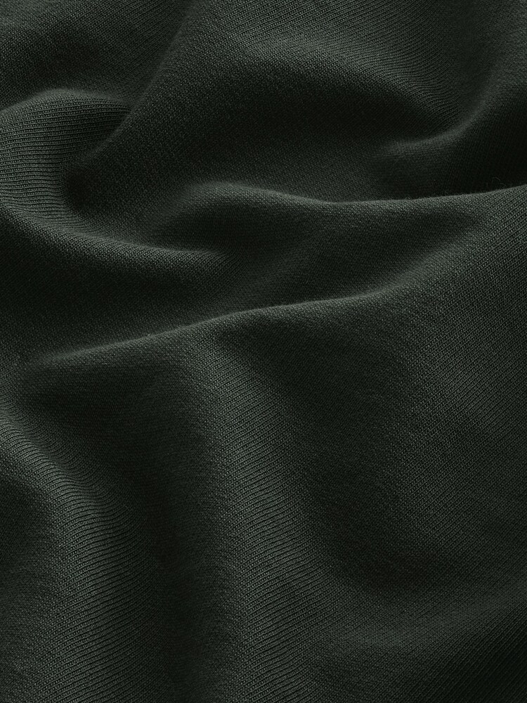 Khaki Green 100% Cotton Lightweight Zip Up Hoodie - Image 8 of 8