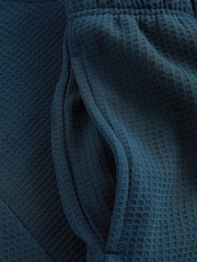Teal Blue Soft Waffle Long Sleeve Pyjamas Set - Image 14 of 14
