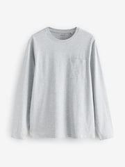 Bleu marine/gris - Ensemble pyjama en jersey à manches longues - Image 8 de 12