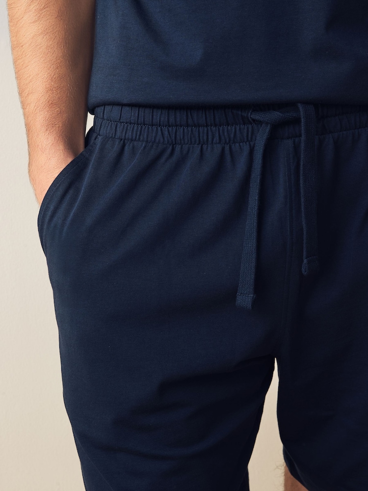 Bleu marine/gris - Ensemble de pyjamas courts en jersey 2 Lot - Image 6 of 13