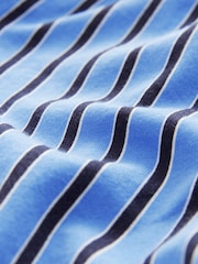 Blue Stripe Short Sleeve Jersey Pyjamas Set - Image 10 of 10