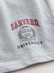 Black/Grey Harvard Jersey Short Pyjama Set - Image 11 of 11
