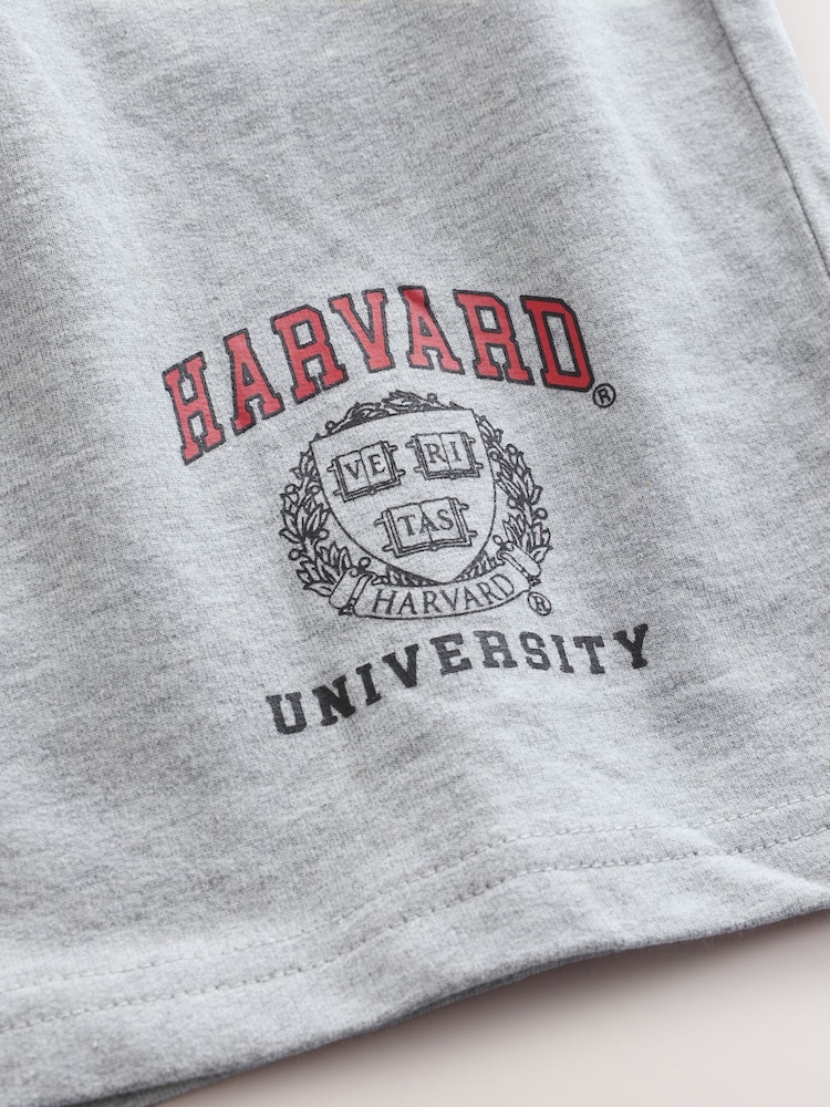 أسود/رمادي - حزمة من بيجامة شورت جيرسيه من Harvard - صورة 11 من 11 أسود/رمادي - حزمة من بيجامة شورت جيرسيه من Harvard - صورة 11 من 11
