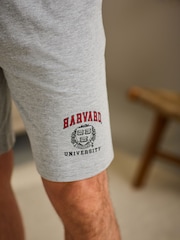 Black/Grey Harvard Jersey Short Pyjama Set - Image 3 of 11