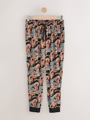 Black Musee D'art Dragon Print Pyjamas Set - Image 9 of 11