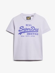 Superdry Purple VL Neon Slim Fit T-Shirt - Image 4 of 8