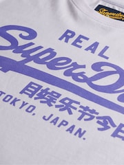 Superdry Purple VL Neon Slim Fit T-Shirt - Image 5 of 8