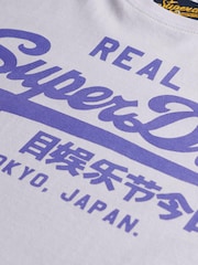 Superdry Purple VL Neon Slim Fit T-Shirt - Image 8 of 8